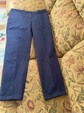 Talbots Relaxed Navy Chino Pants